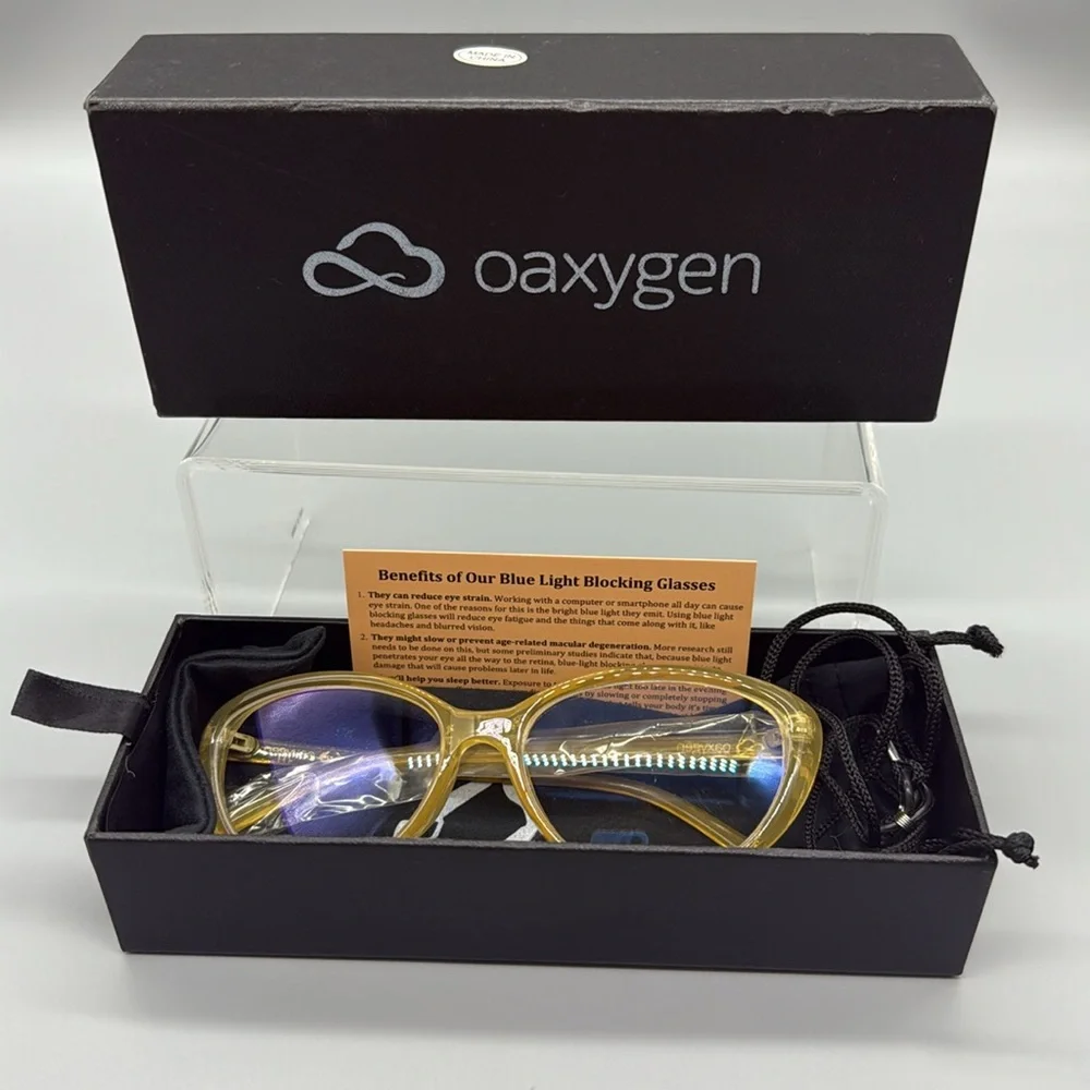 Oaxygen Blue Light Blocking Glasses Lightweight